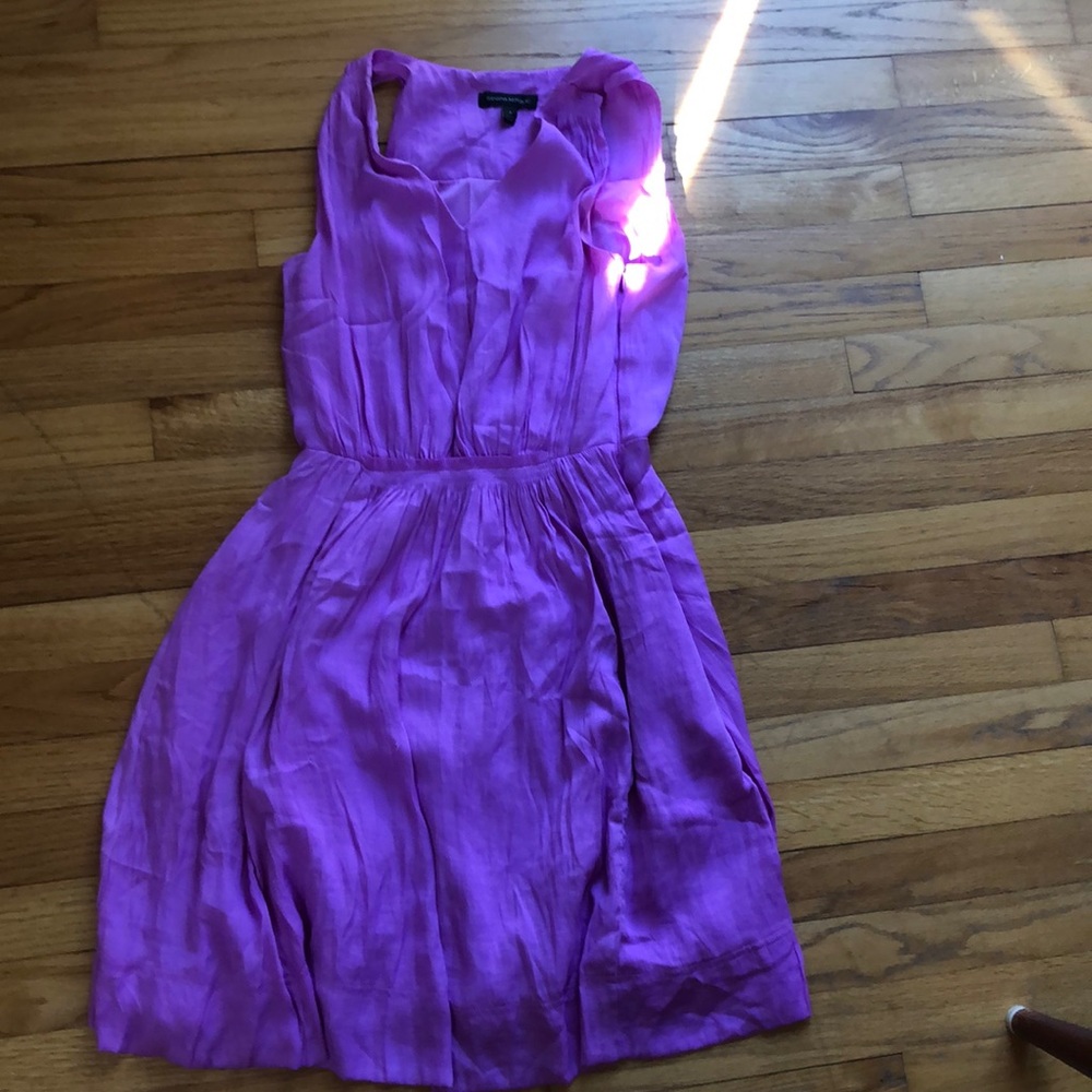 Banana Republic Purple silky dress size 4